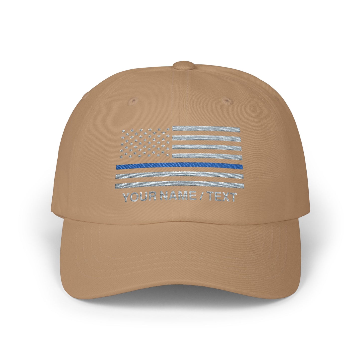 American Flag Custom Blue Line Baseball Cap