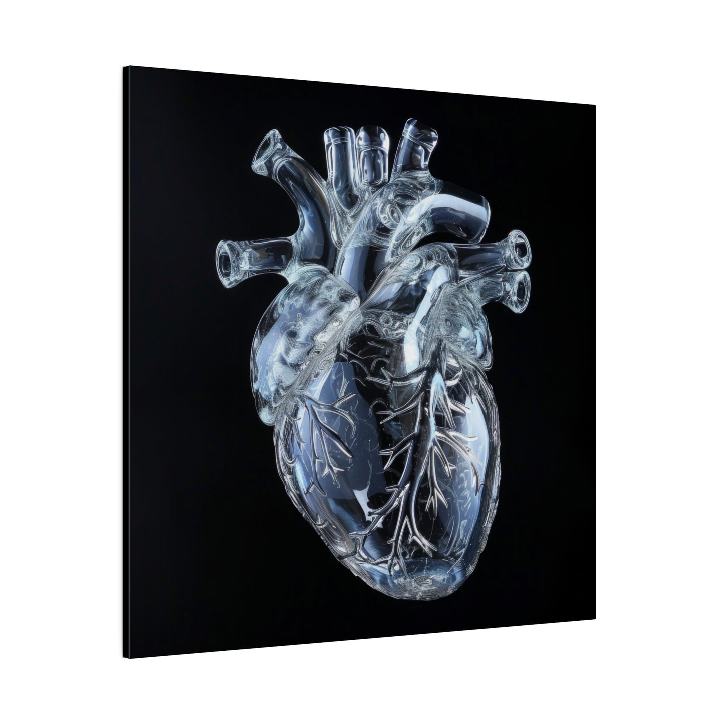 Matte Canvas - Glass Heart