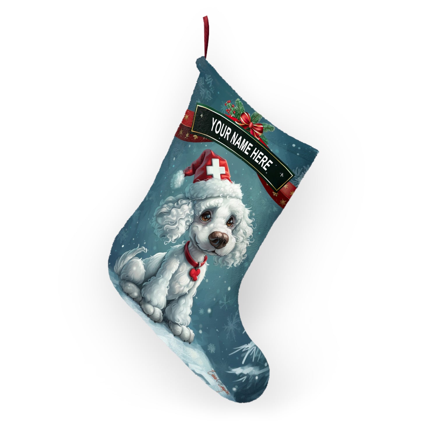Nurse Puppy Stocking