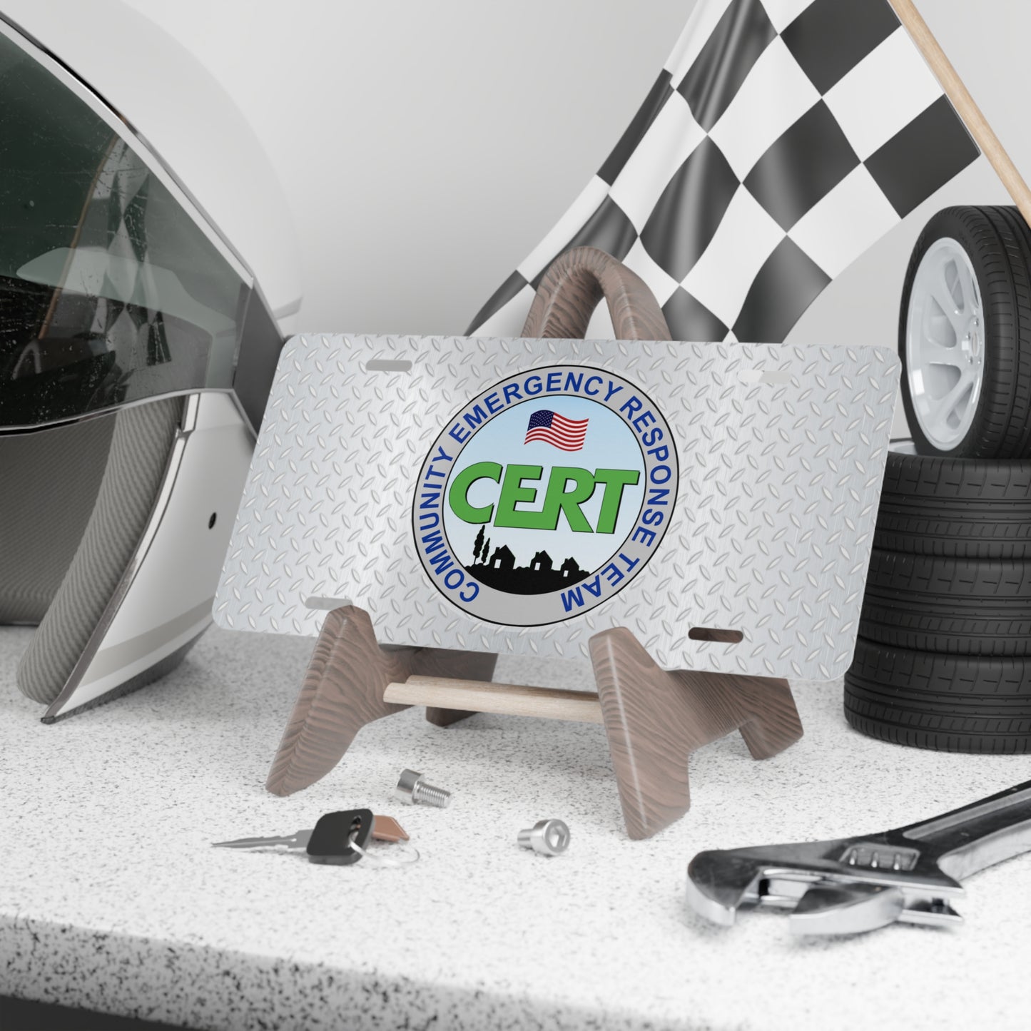 CERT License Plate