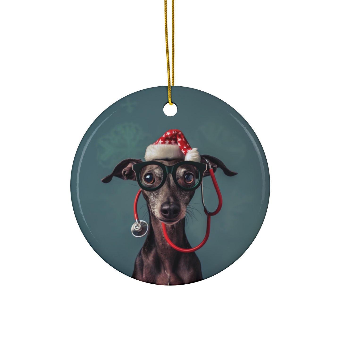Santa's Vet Tech Ornament
