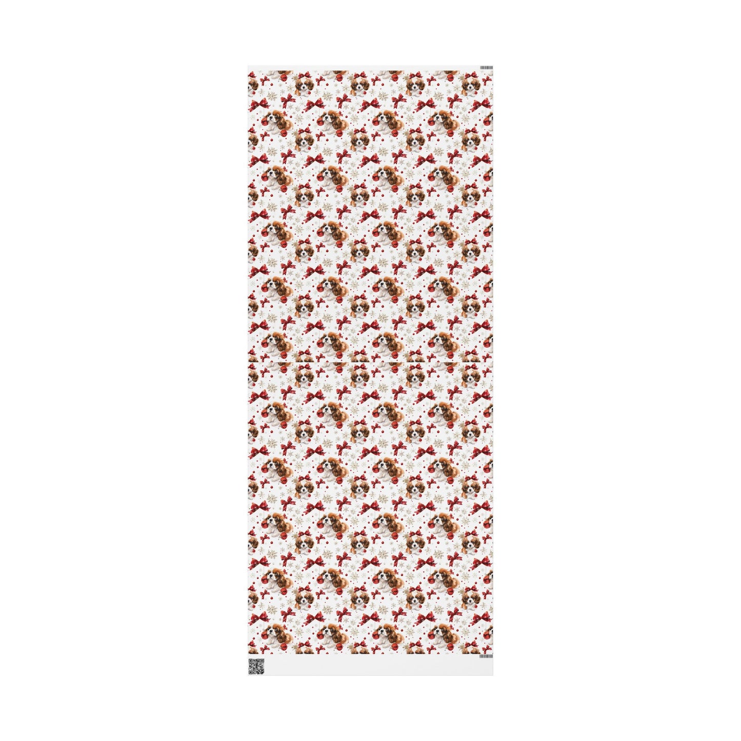 Dog with Bows Wrapping Paper