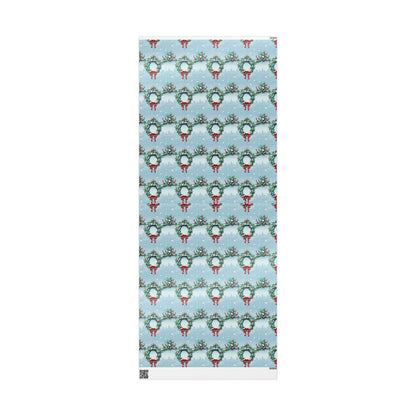 Hospital Wreath Wrapping Paper