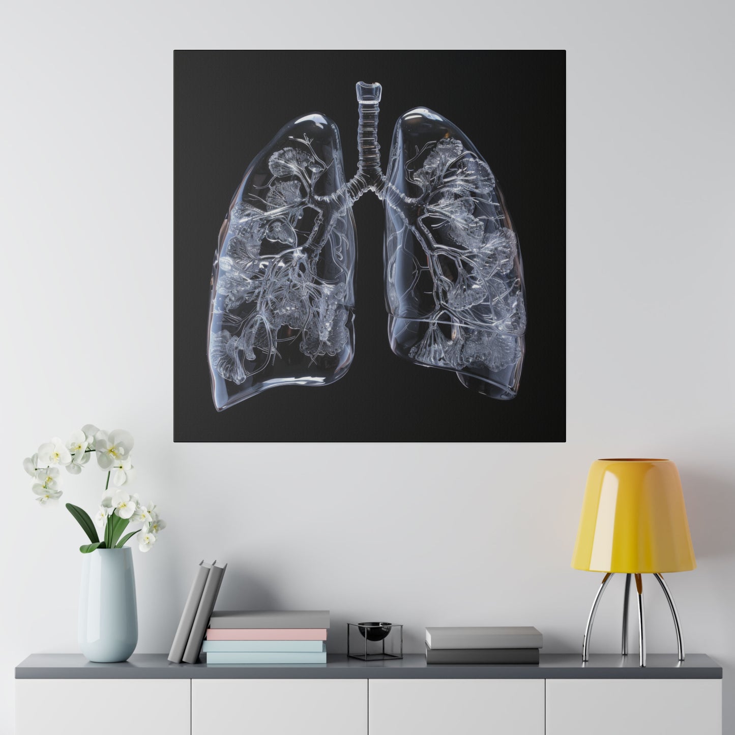 Matte Canvas - Glass Lungs