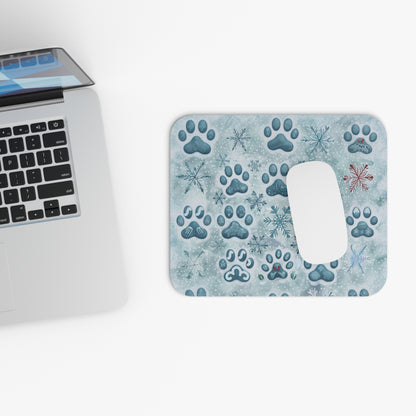 Paws & Flakes Mouse Pad