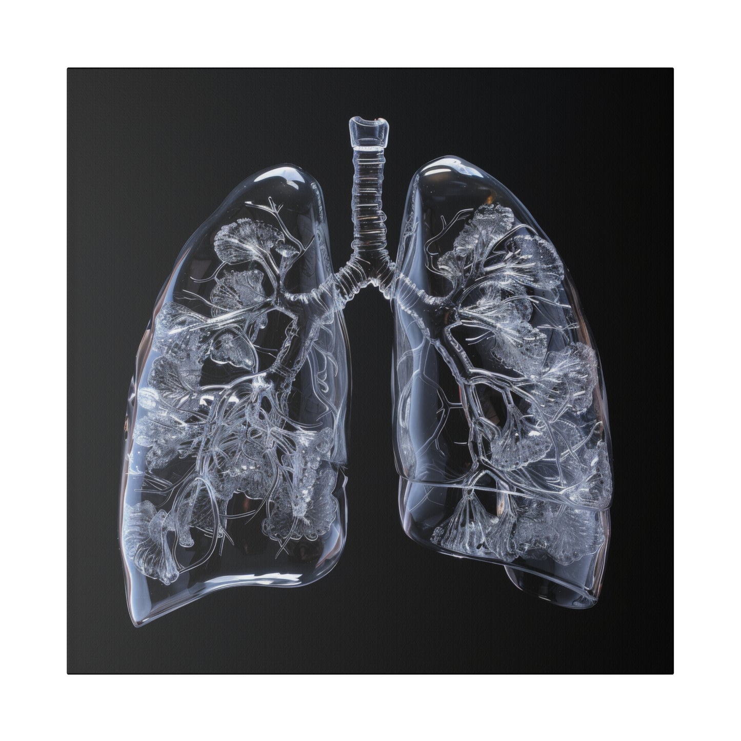 Matte Canvas - Glass Lungs