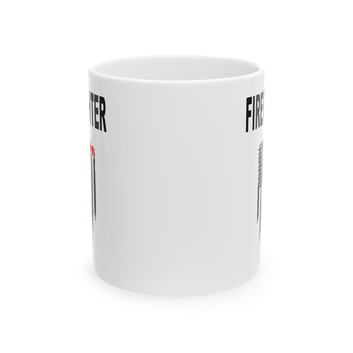 Firefighter Flag & Axe Mug