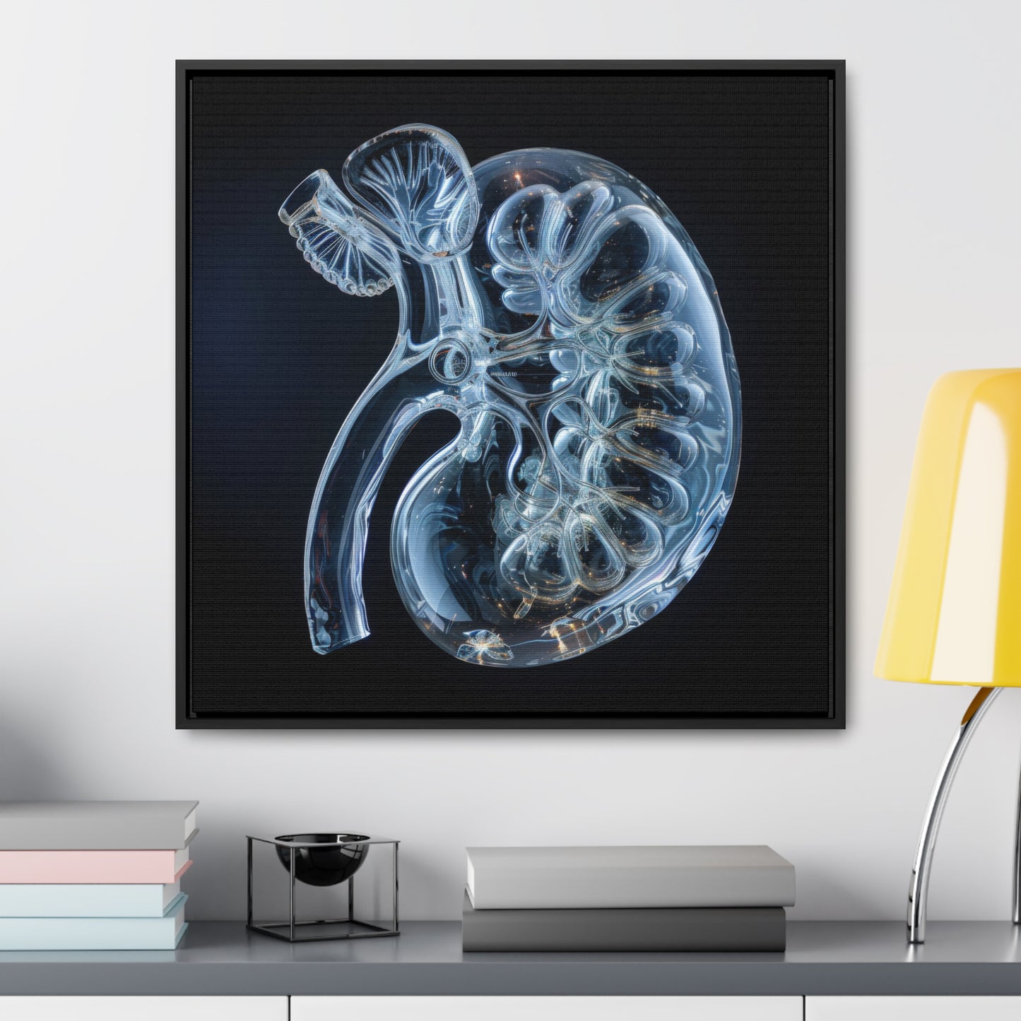 Framed Canvas - Glass Bladder