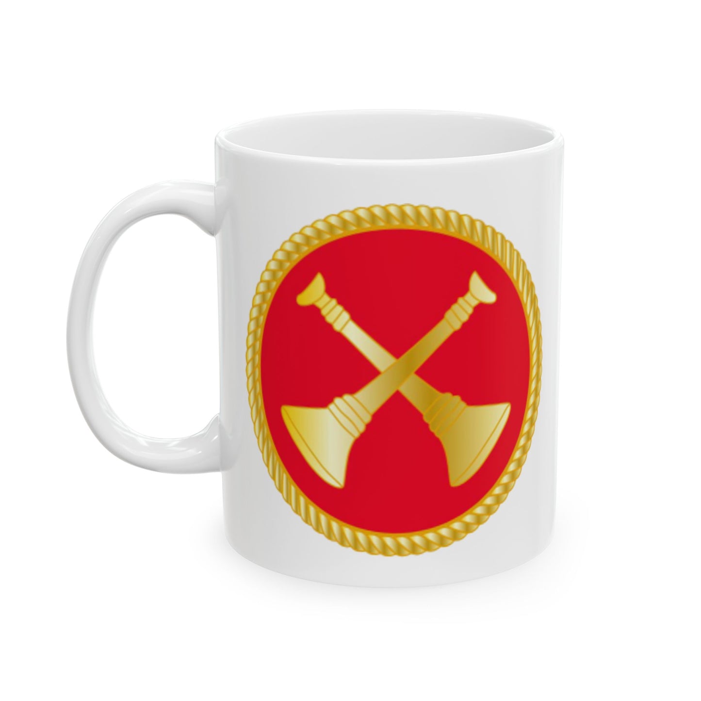 Rank - 2 Bugles X - Red Mug