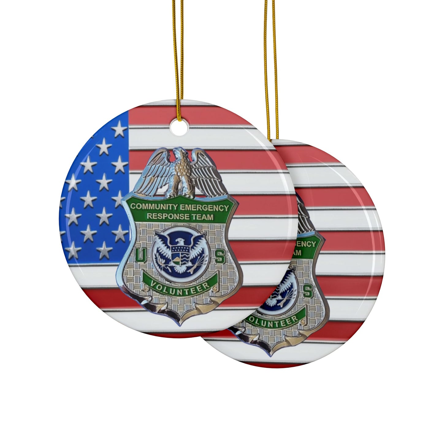 Patriotic CERT Ornament