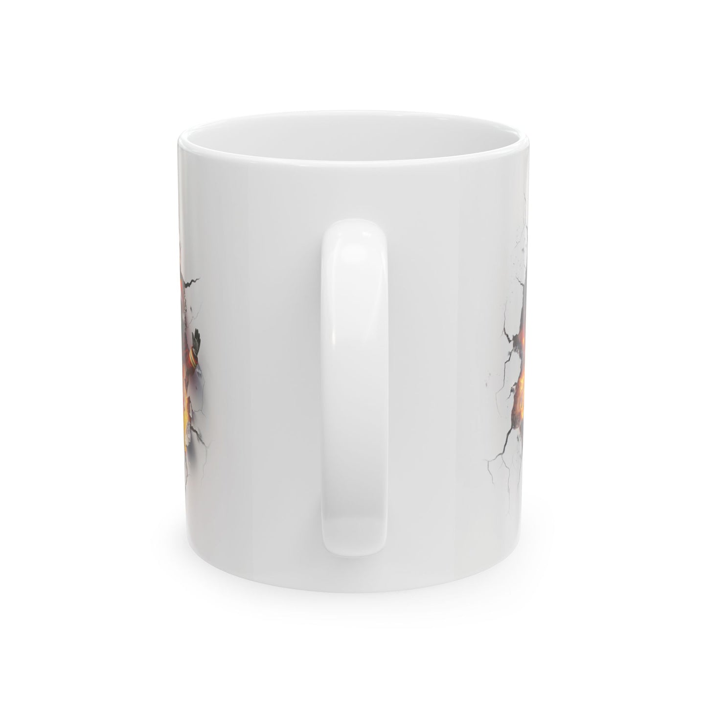 Firefighter and Santa Mug