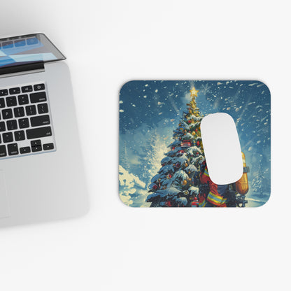 Firefighter Tree Mouse Pad