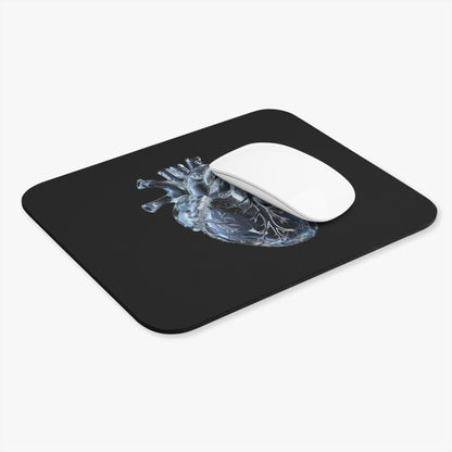 Glass Heart Mouse Pad