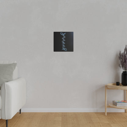Matte Canvas - Glass DNA Strand