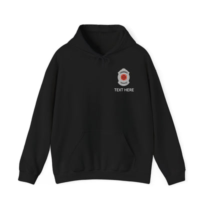 Volunteer Firefighter Badge Hoodie
