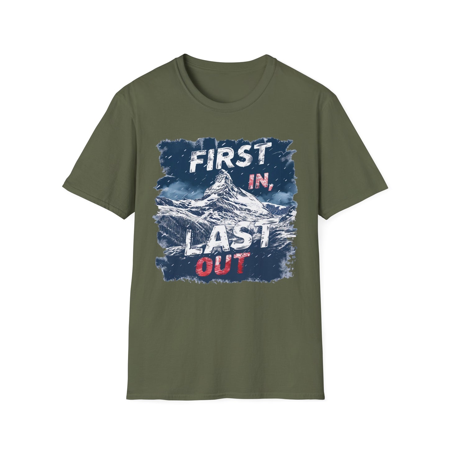 First In, Last Out SAR T-Shirt