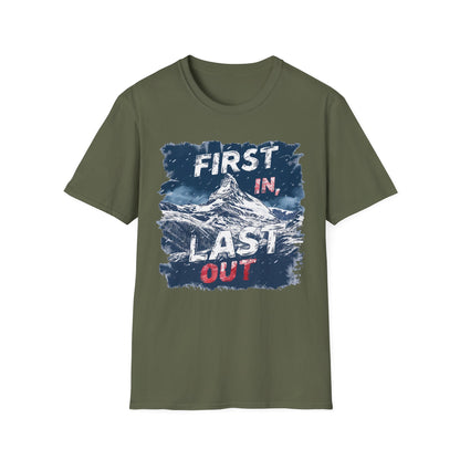 First In, Last Out SAR T-Shirt