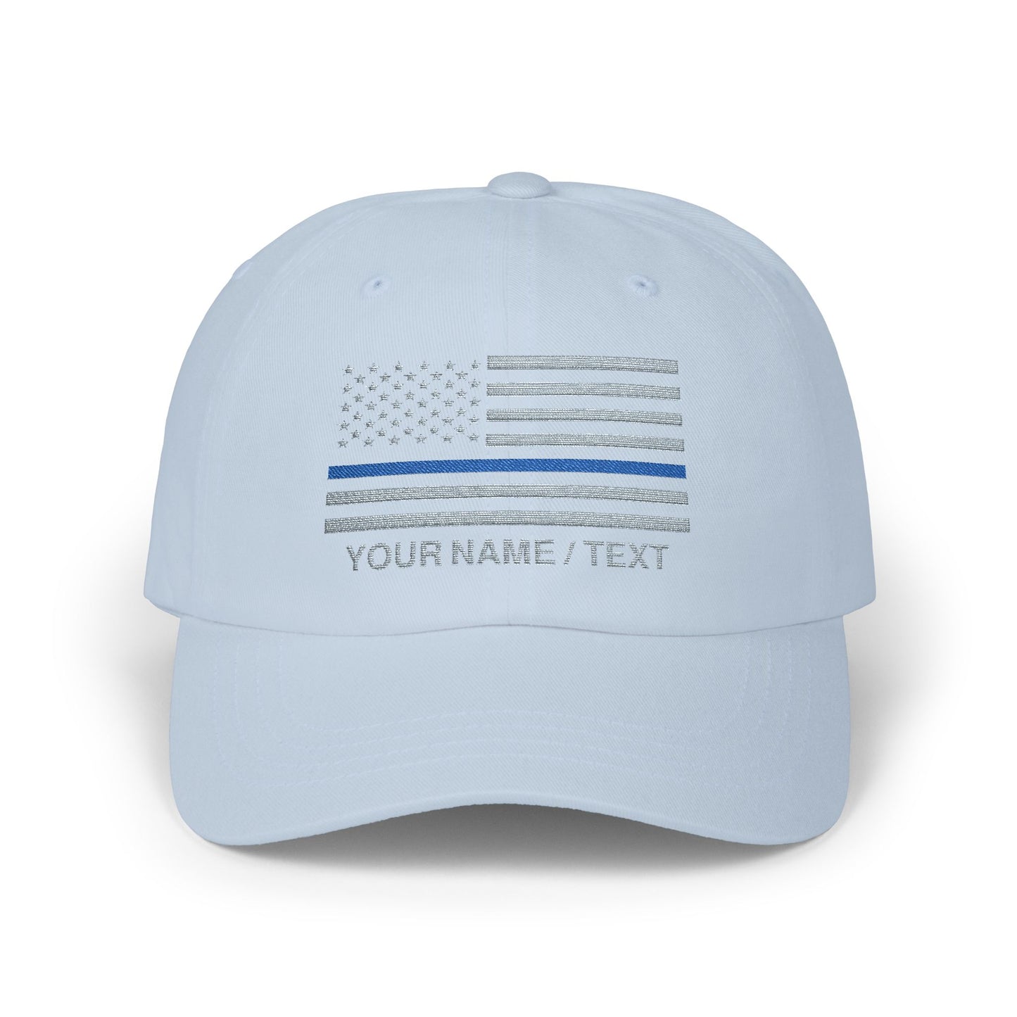 American Flag Custom Blue Line Baseball Cap