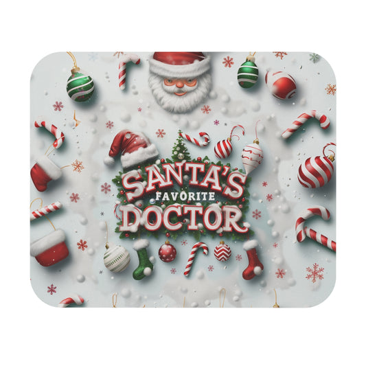 Santa's Favorite Doctor Mouse Pad
