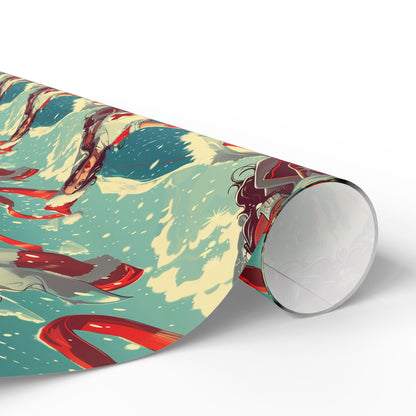 Superhero Nurse Wrapping Paper