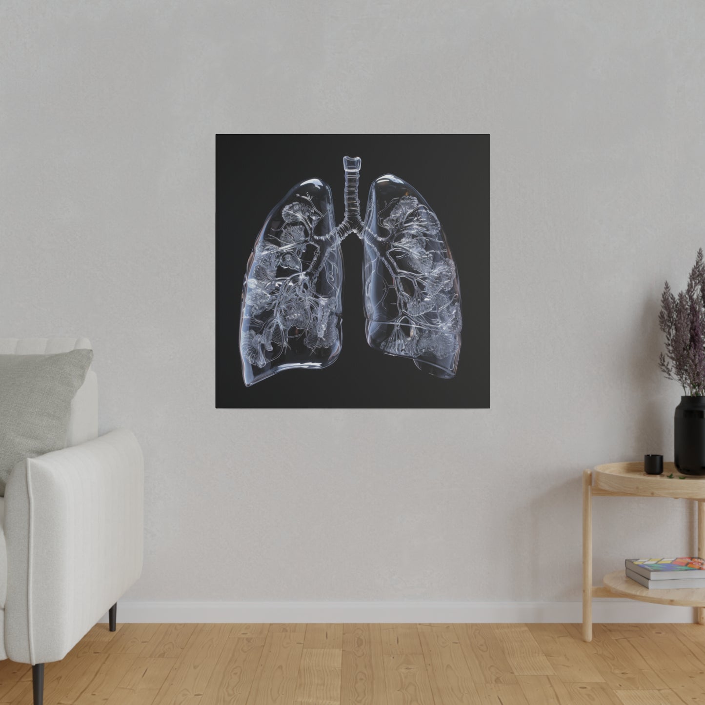 Matte Canvas - Glass Lungs