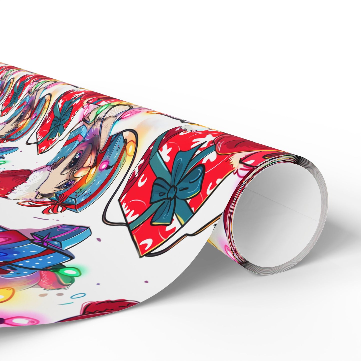 Christmas Pug Wrapping Paper