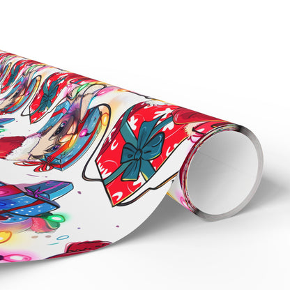 Christmas Pug Wrapping Paper