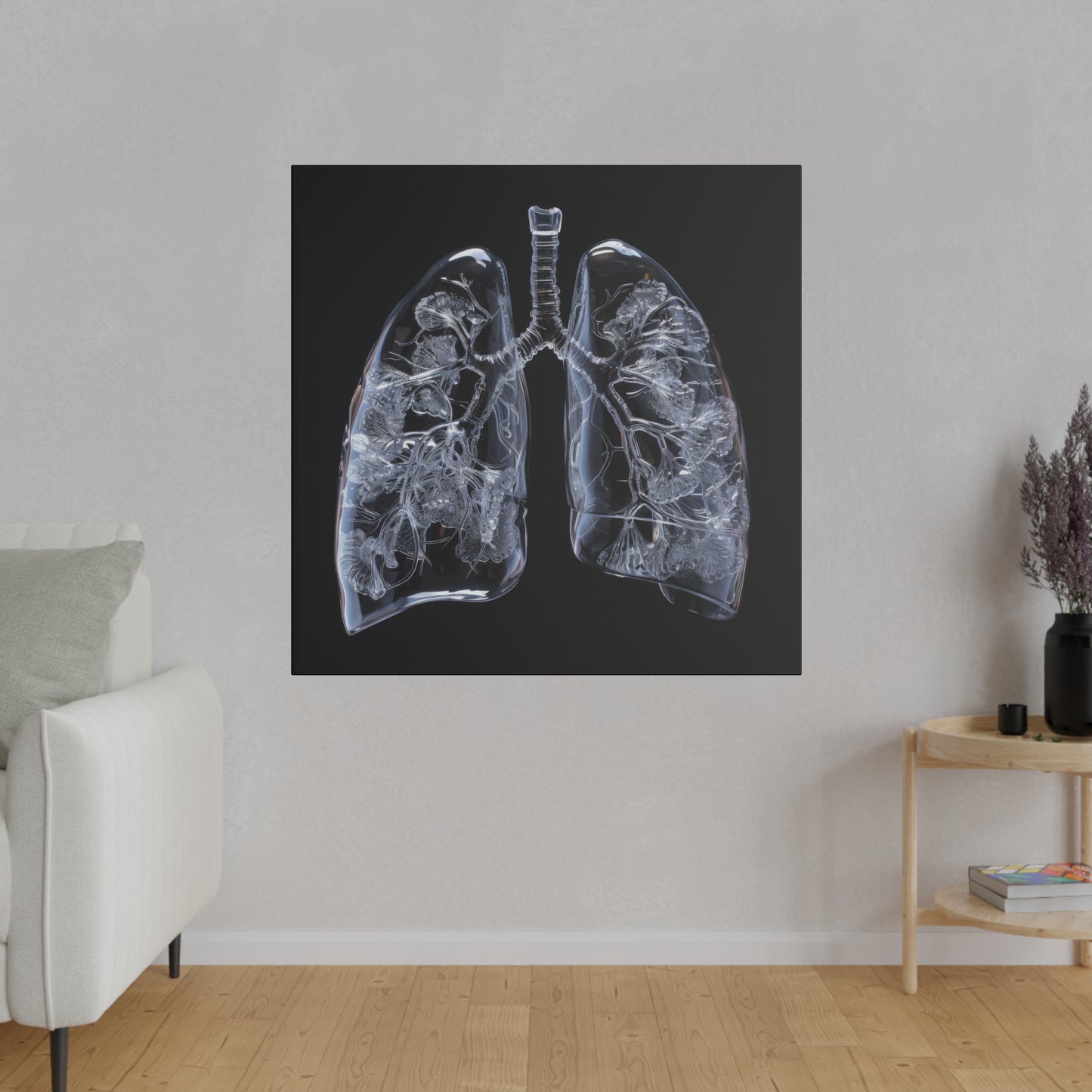 Matte Canvas - Glass Lungs