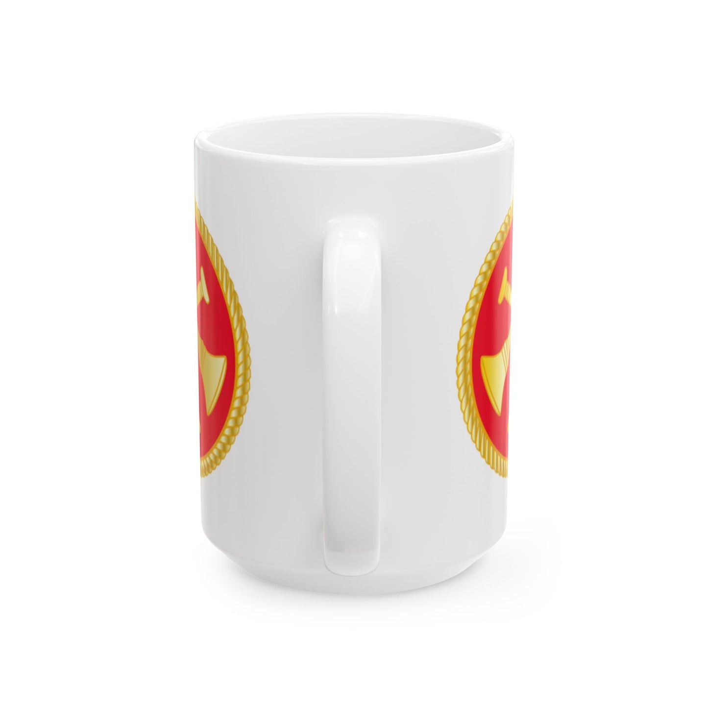 Rank - 3 Bugles - Red Mug