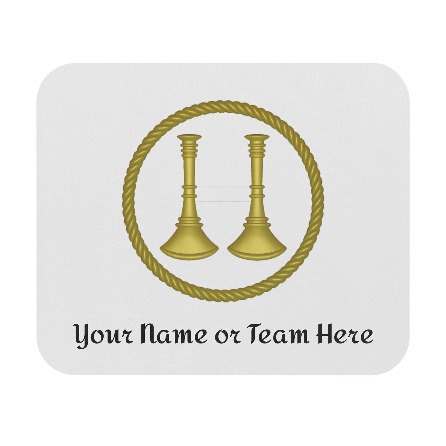 2 Bugles Custom Mouse Pad