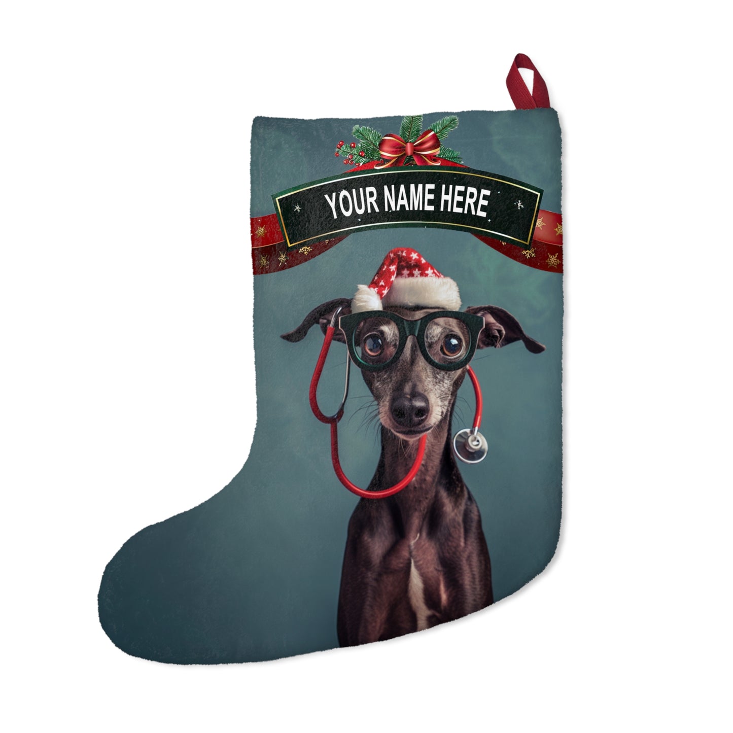 Santa's Vet Tech Stocking