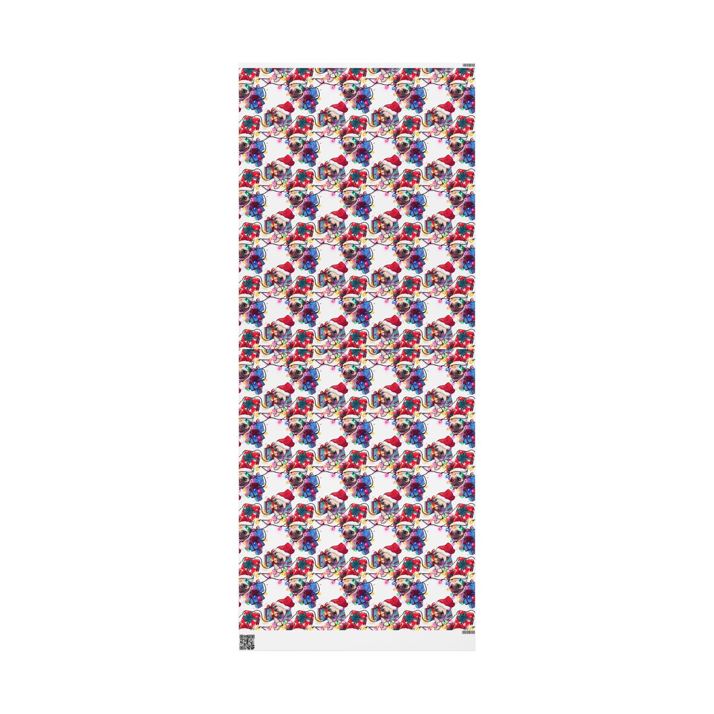Christmas Pug Wrapping Paper