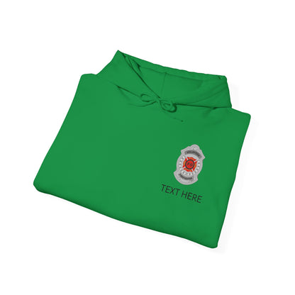 Volunteer Firefighter Badge Hoodie