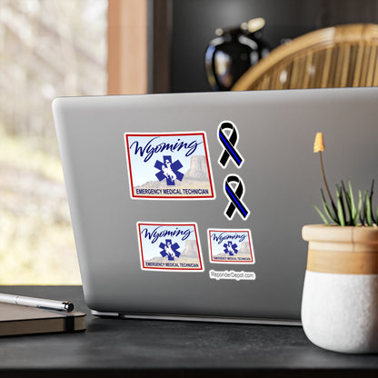 Wyoming EMT Patch Decal Set