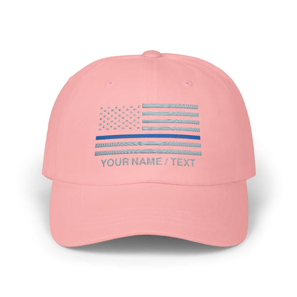American Flag Custom Blue Line Baseball Cap
