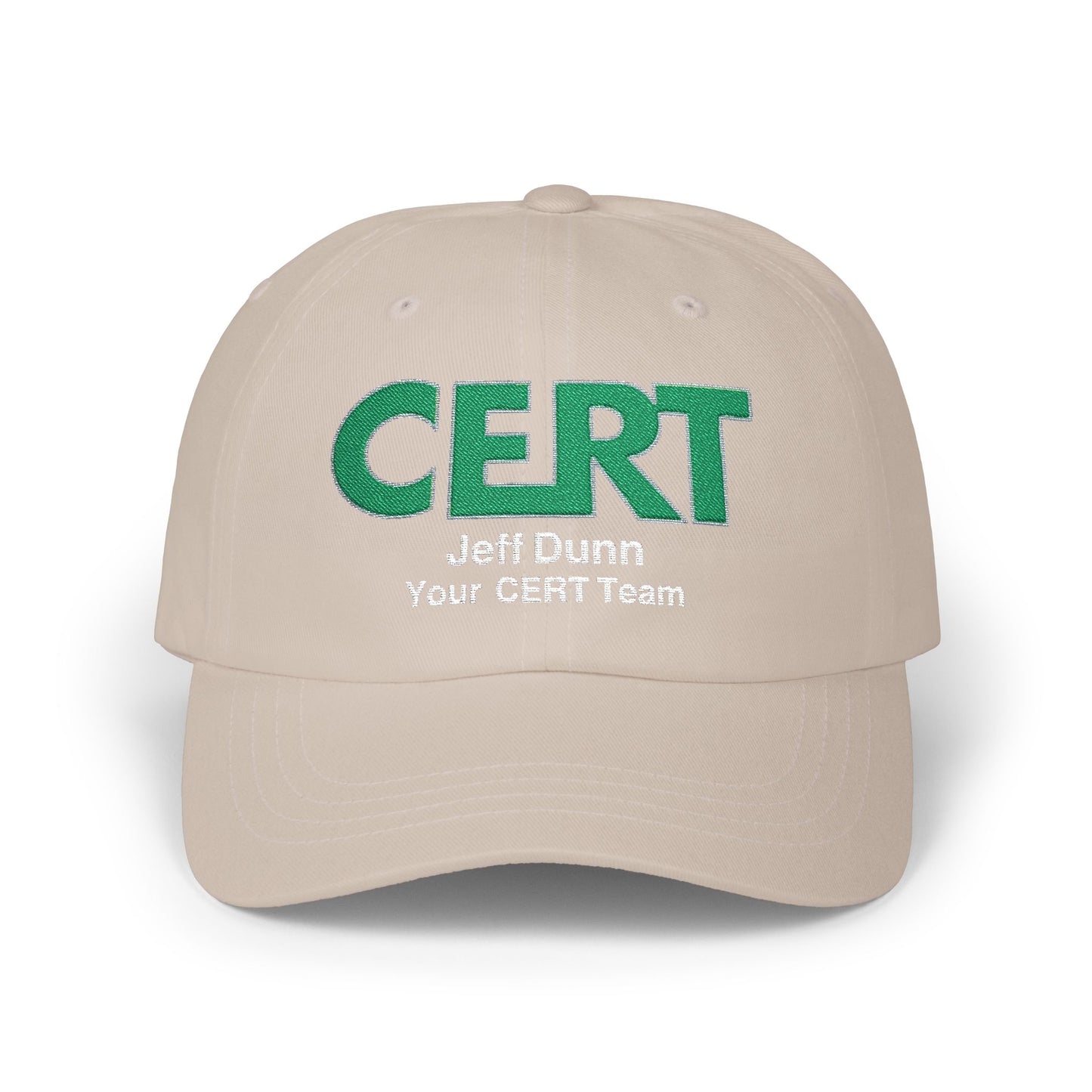 CERT Custom Baseball Cap