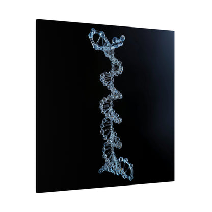 Matte Canvas - Glass DNA Strand
