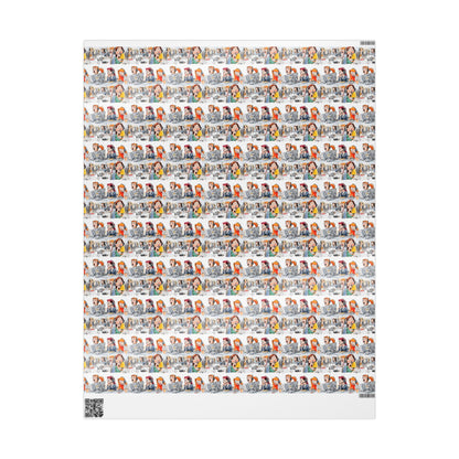 Busy Day at Dispatch Wrapping Paper