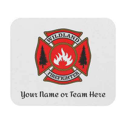 Wildland Firefighter Custom Mouse Pad