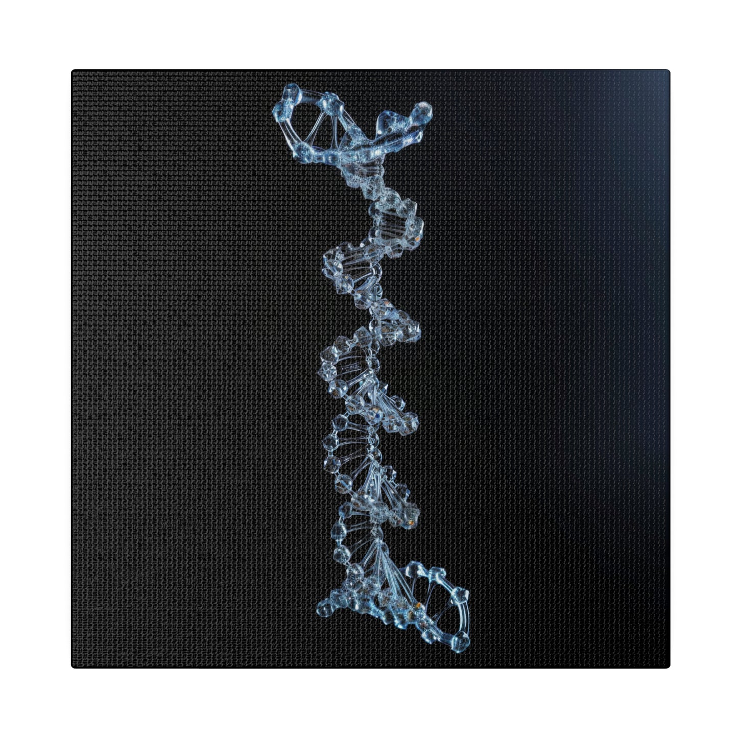 Matte Canvas - Glass DNA Strand
