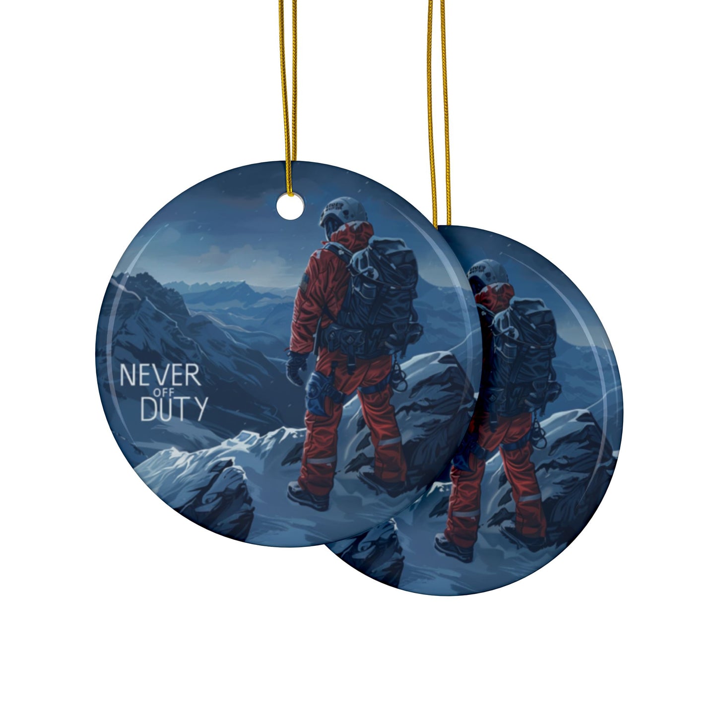 Never Off Duty Ornament