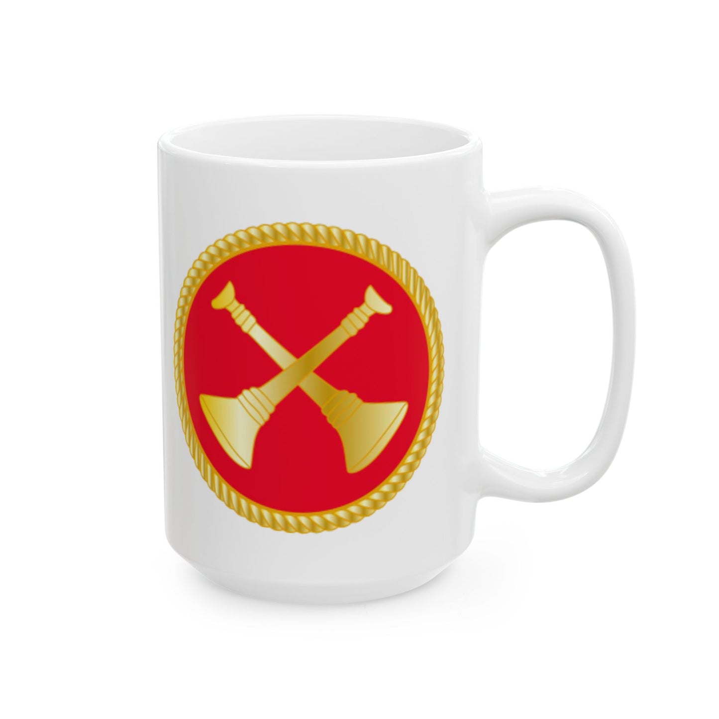 Rank - 2 Bugles X - Red Mug