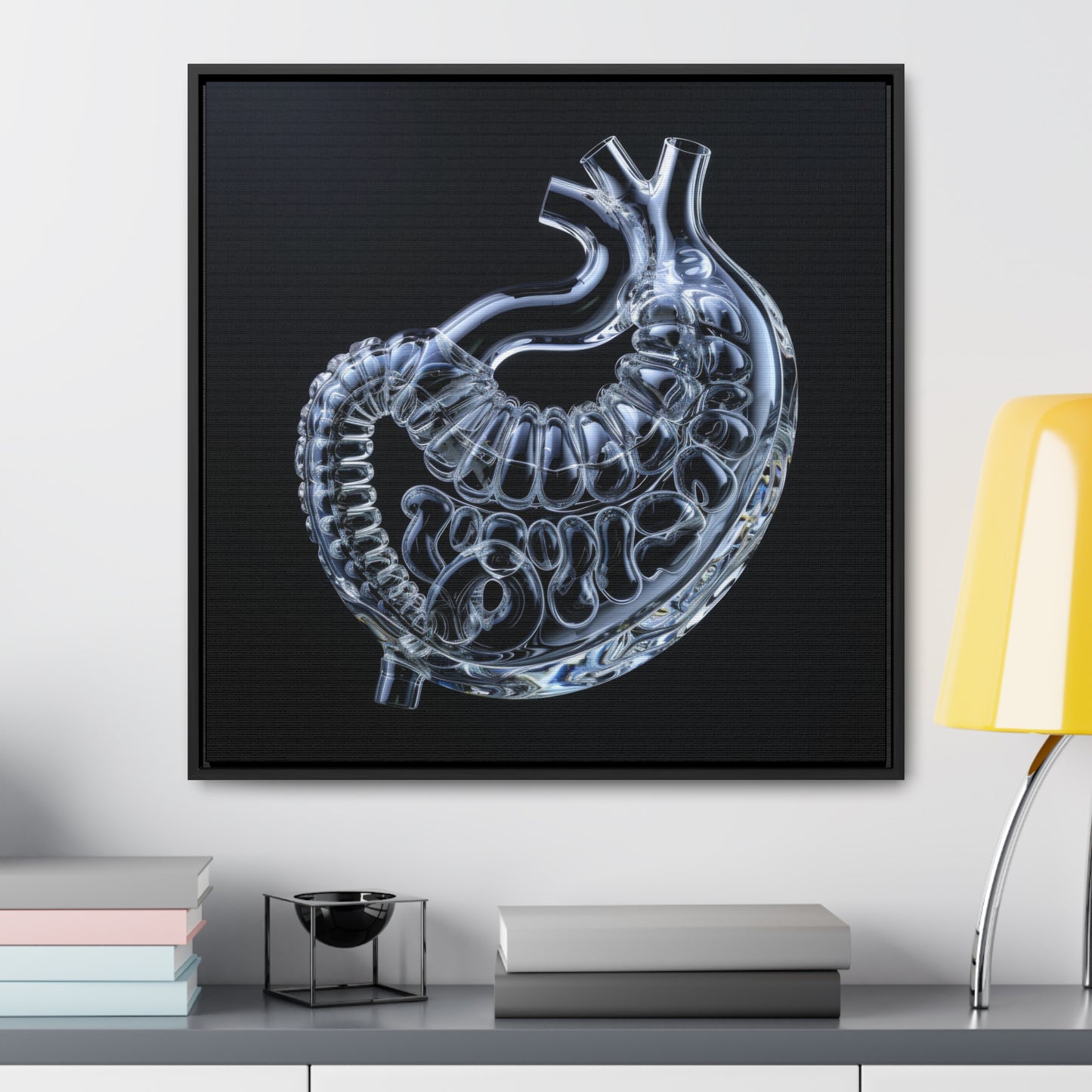 Framed Canvas - Glass Stomach