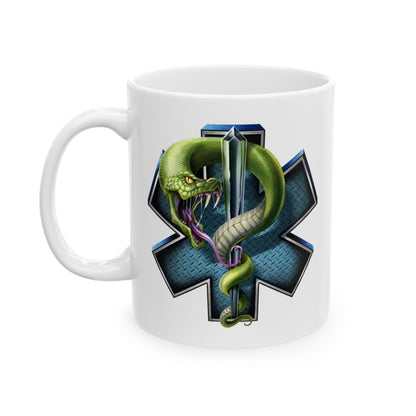 Star of Life and Snake Mug
