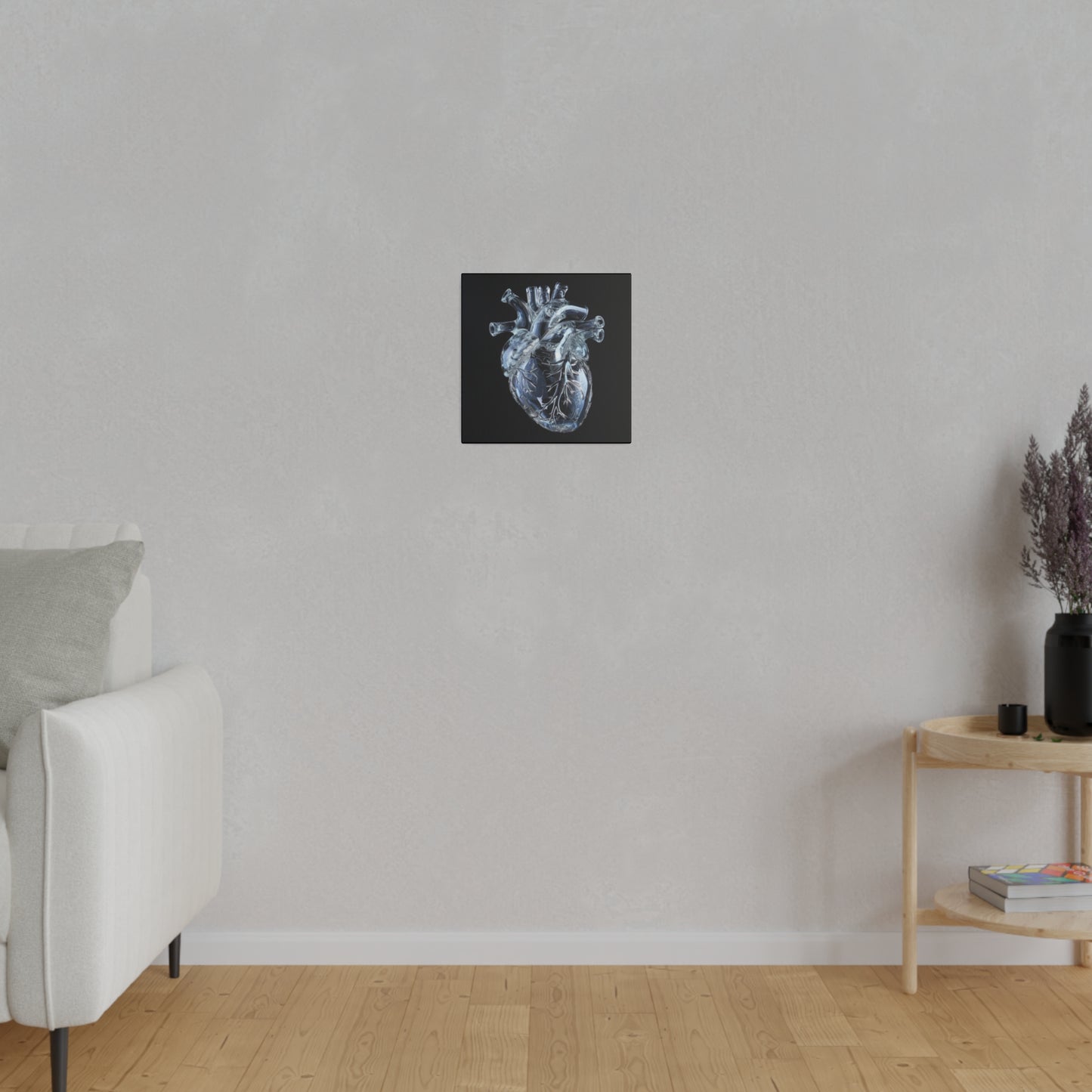 Matte Canvas - Glass Heart