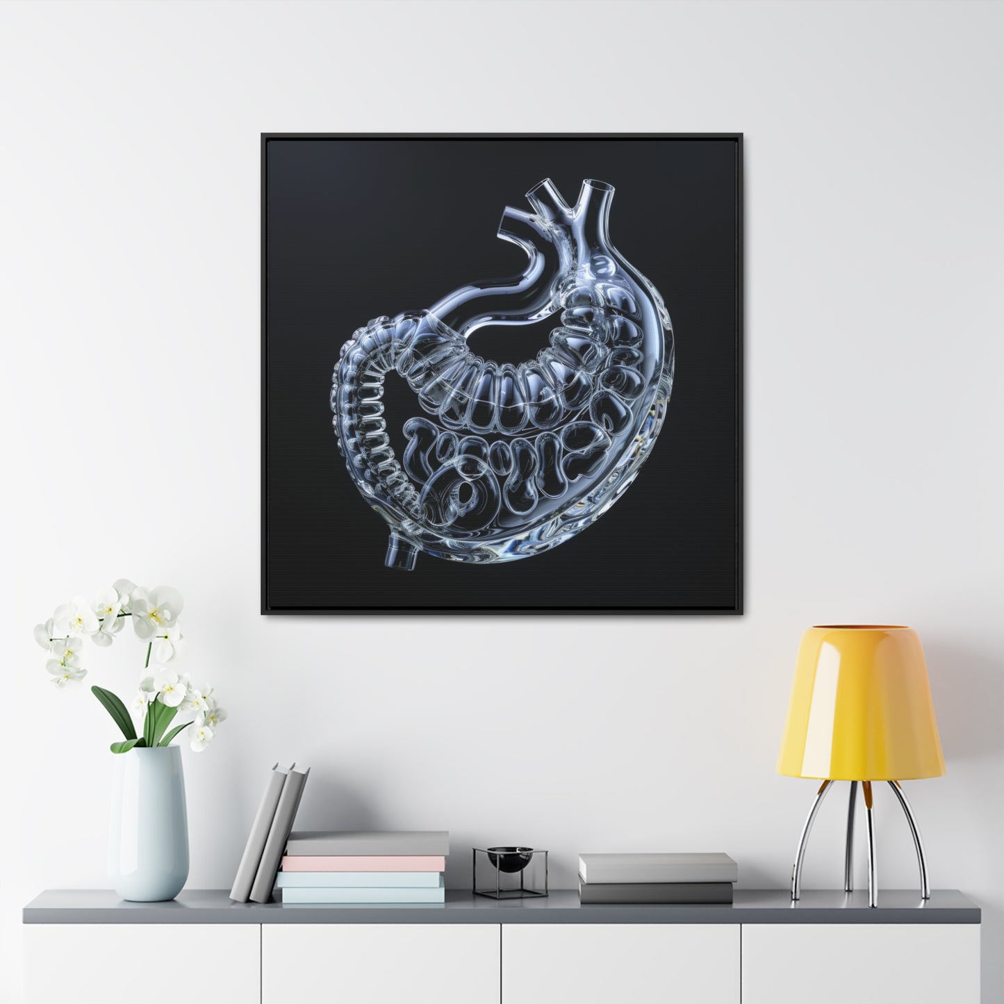 Framed Canvas - Glass Stomach