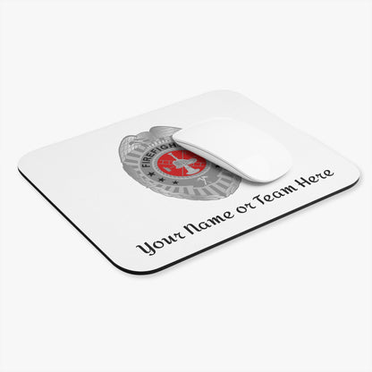 Firefighter Badge Custom Mouse Pad