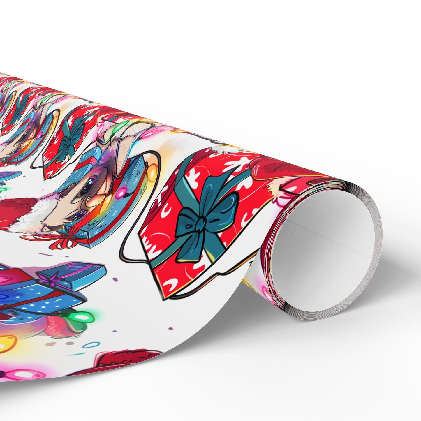 Christmas Pug Wrapping Paper