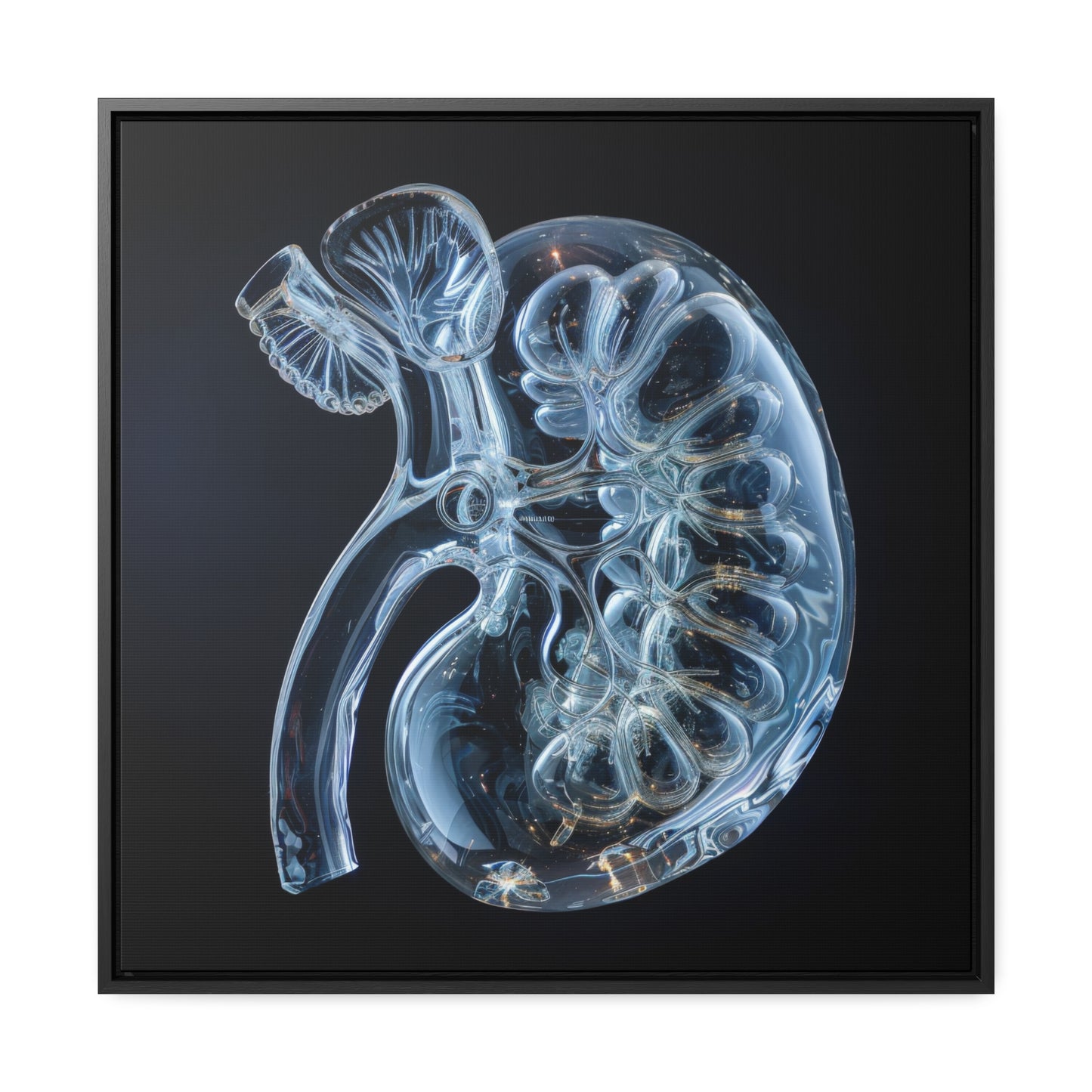Framed Canvas - Glass Bladder