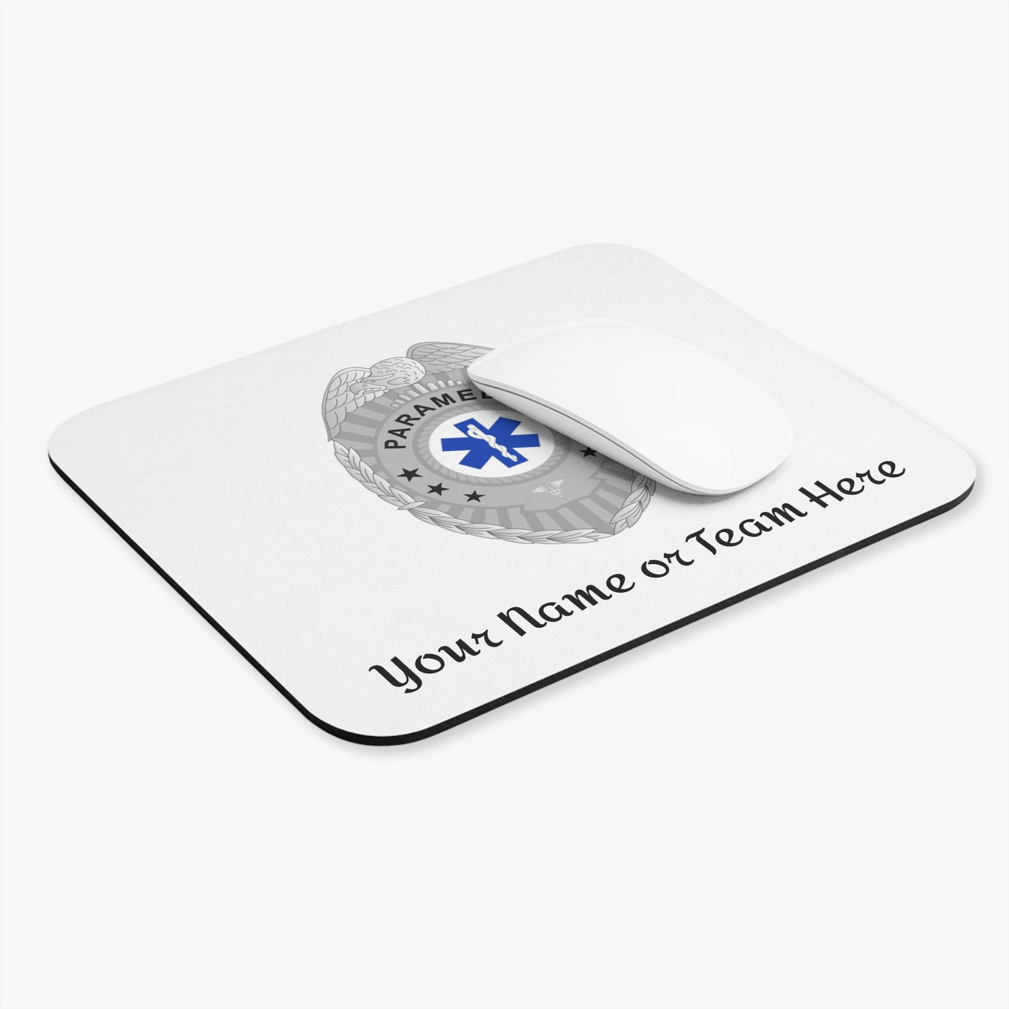 Paramedic Badge Custom Mouse Pad